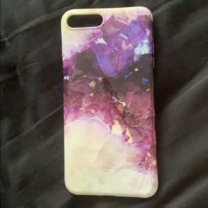 Amethyst Crystal iPhone 7+ Phone Case